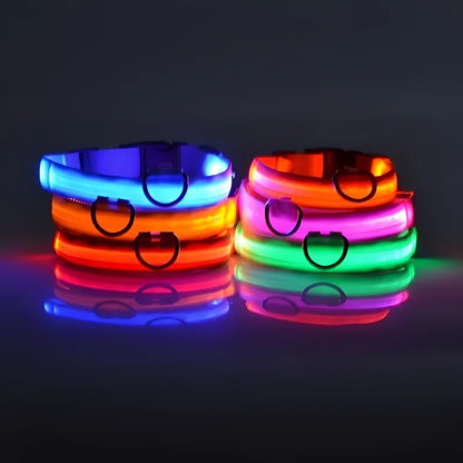 Nylon LED Glow Collar